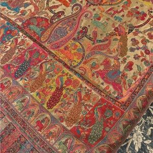 Shikargah Moonlight Shawl, Pashmina Shawl, Peacock Design